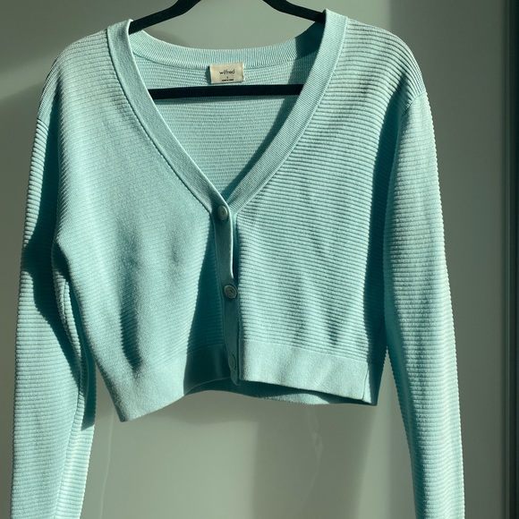 Wilfred cardigan in a beautiful blue/aqua - Picture 2 of 3